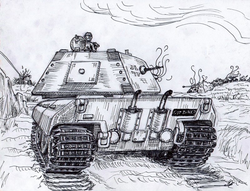 Рисунки танков