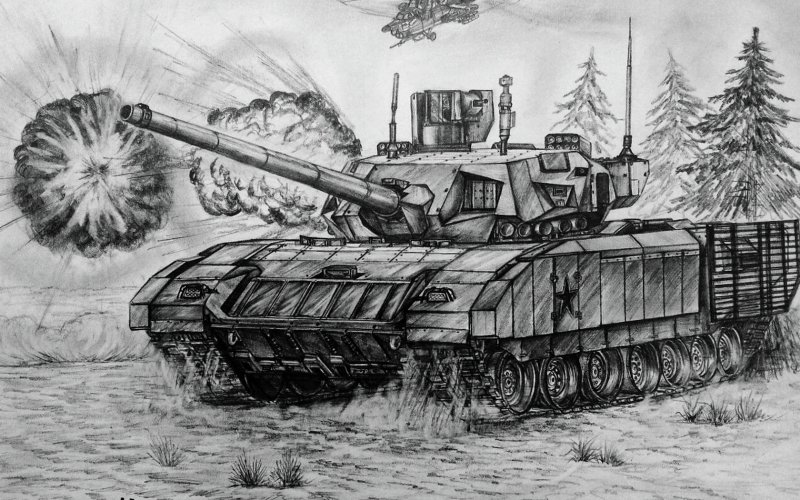 Т14 Армата рисунок