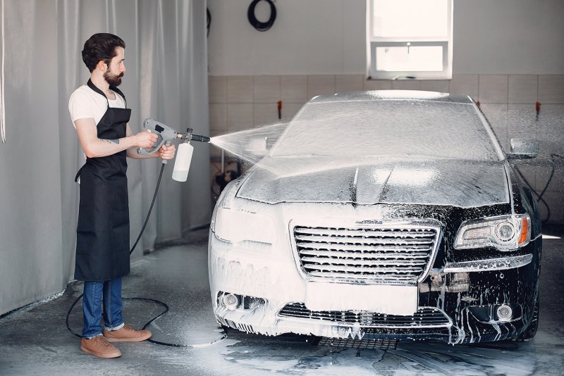Автомойка полировка