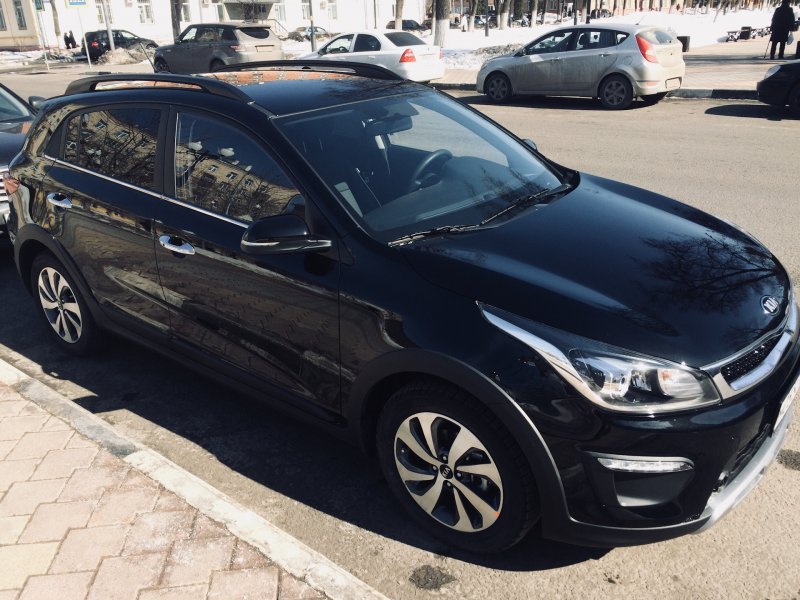 Kia Rio x черная