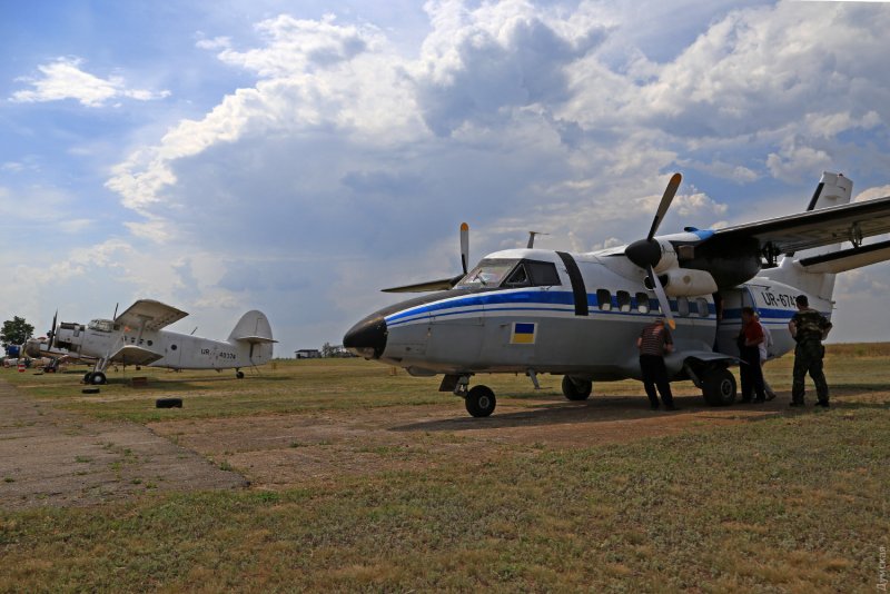 L-410 Оренбуржье крыло вид сверху