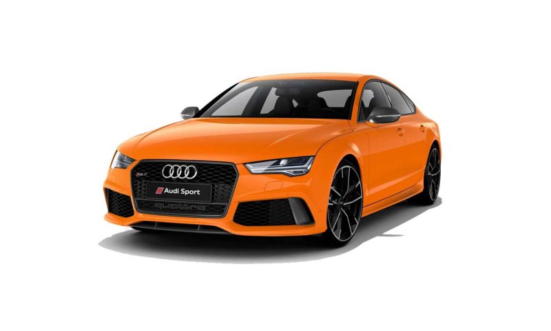 Audi a7 Sportback оранжевая