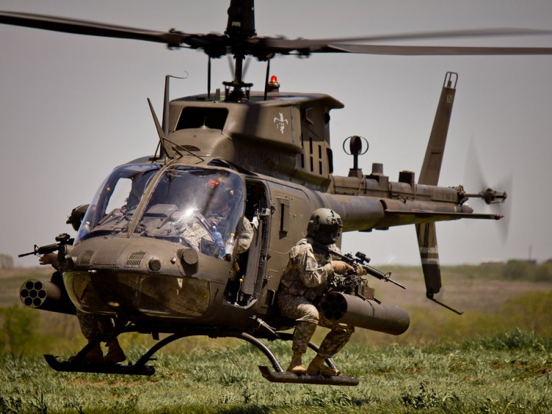Bell Oh-58 Kiowa из лего