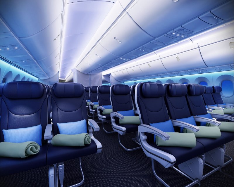 Boeing 787-10 Dreamliner салон