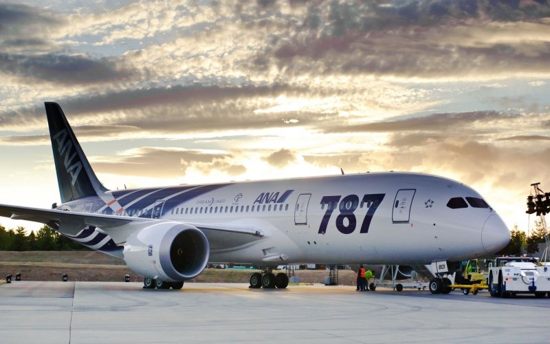 Самолет 787 Дримлайнер
