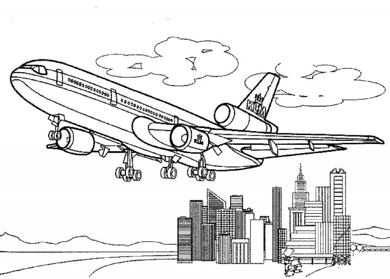 Раскраски самолеты пассажирские а 380