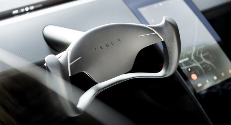 Tesla Roadster 2020 руль