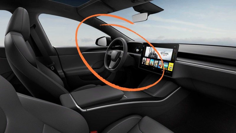 Tesla model s Plaid 2021 салон