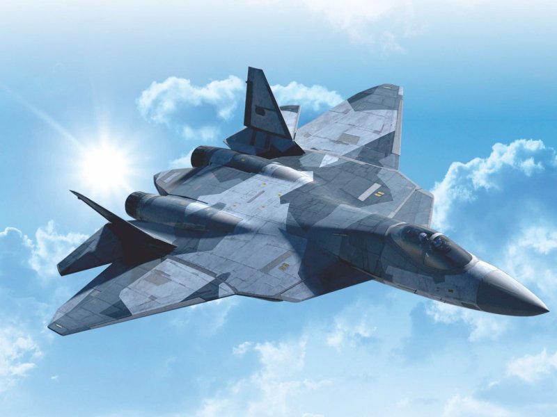 Су-57 пятого поколения