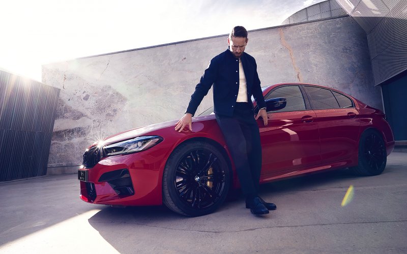 BMW m5 2020 Red
