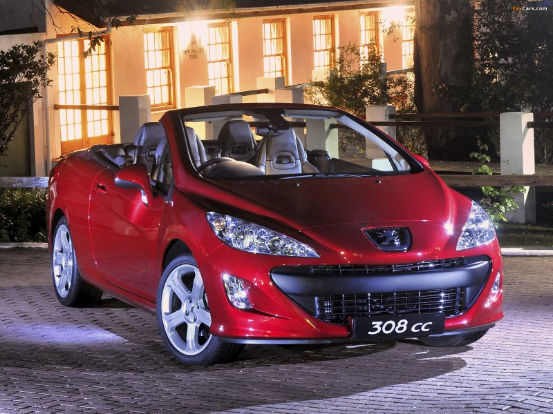 Peugeot 308 cc кабриолет