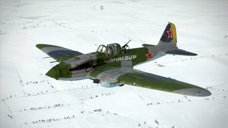 Ил-2 Штурмовик сбоку