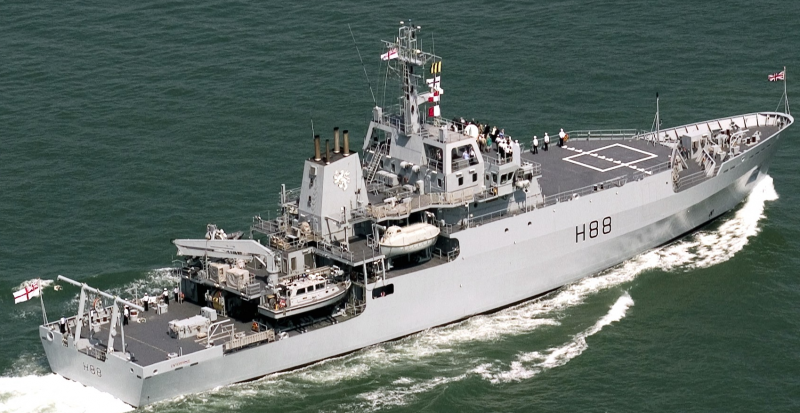 HMS Enterprise h88