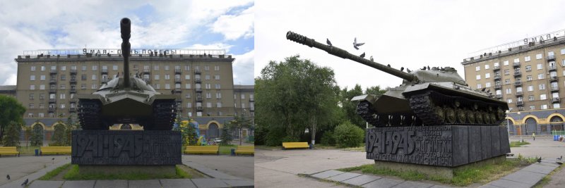 Памятник танк в Магнитогорске