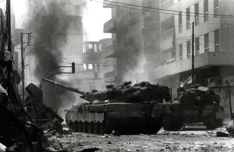 Танки Меркава Ливан 1982