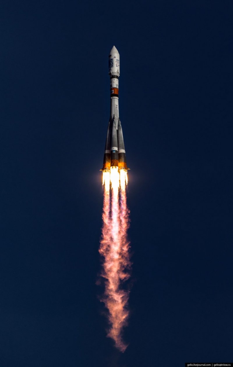 Старт ракеты Союз 2