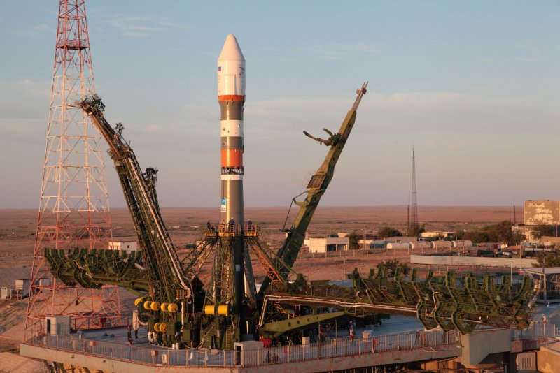 Стартовая площадка космодрома Байконур