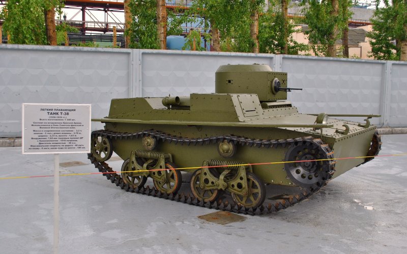 Плавающий танк т-38
