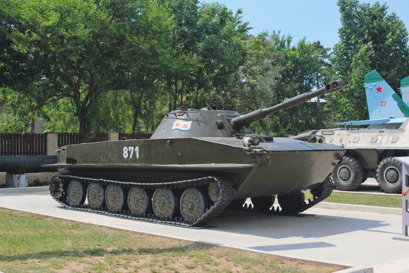 Плавающий танк пт-76/с-60