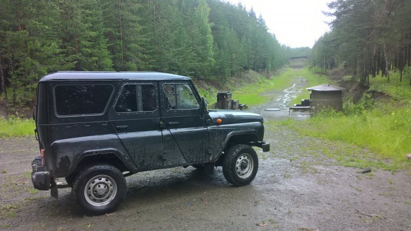 УАЗ открытка