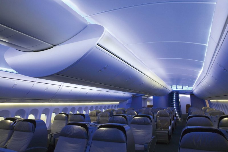 Боинг 747-8 салон