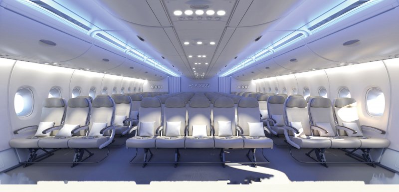 A380 с бассейном