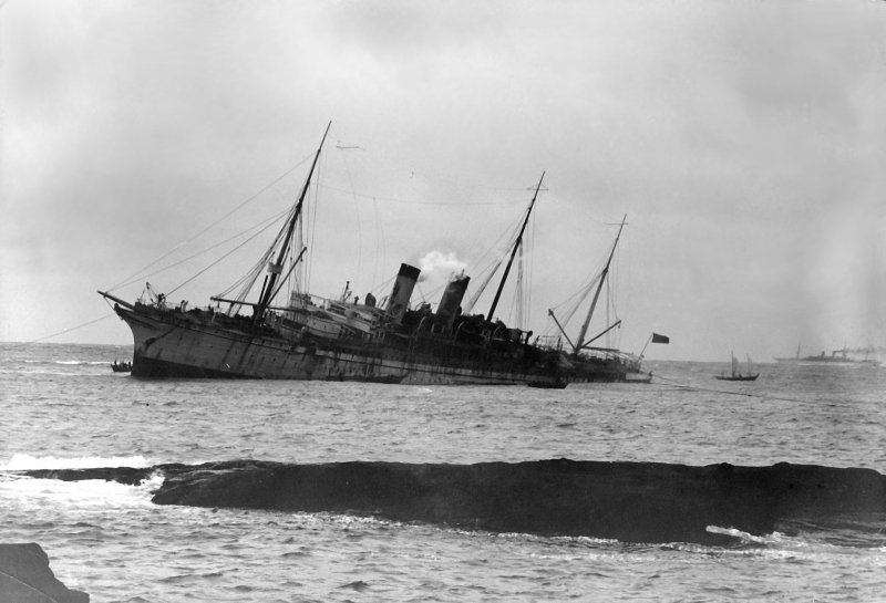 Океаник 1899 на дне