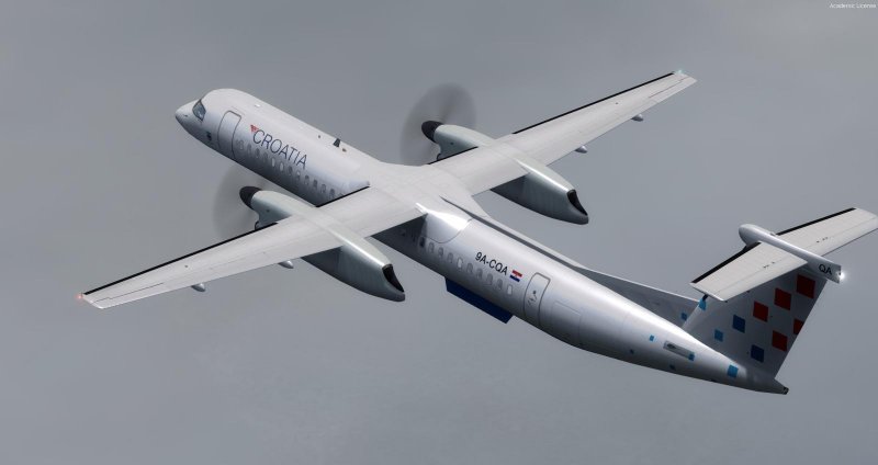 Bombardier Dash 8 q400 Blueprint