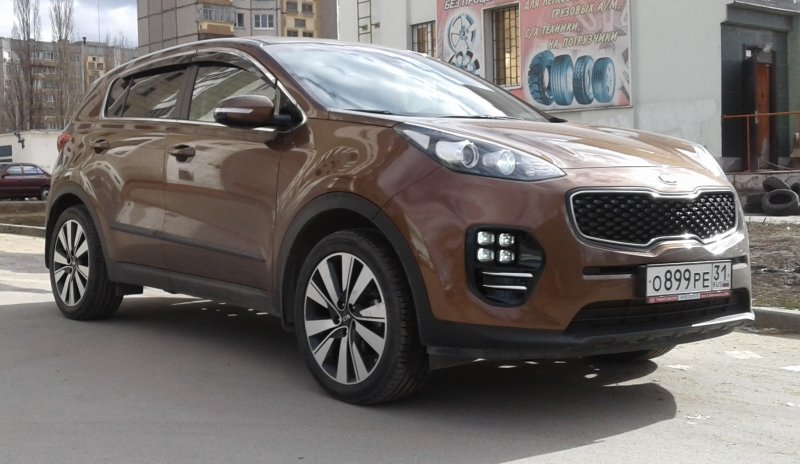 Kia Sportage на 19 дисках