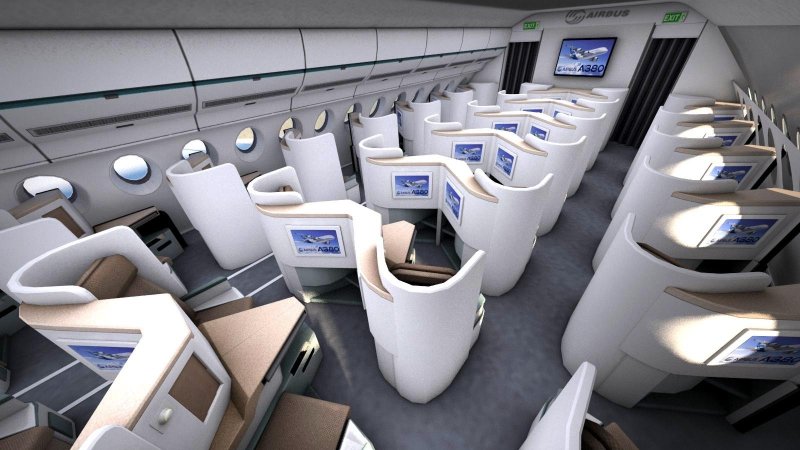 Airbus a320neo салон