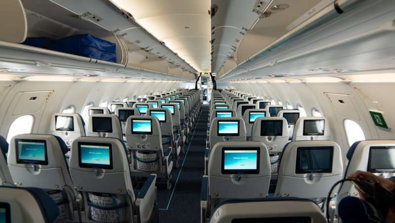 Airbus a321neo салон