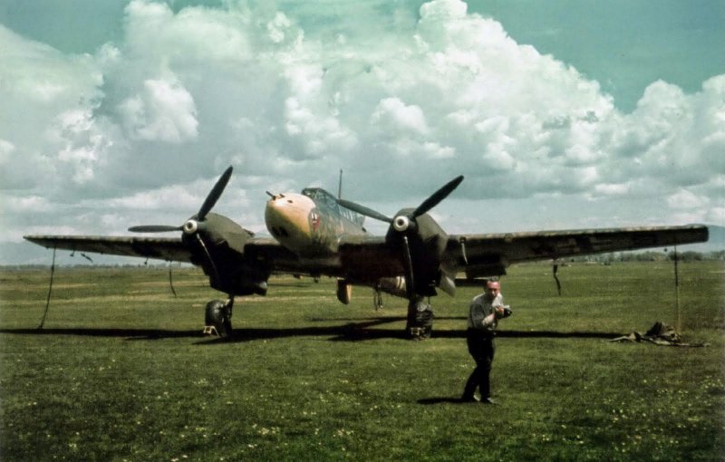 Messerschmitt bf.110 на аэродроме