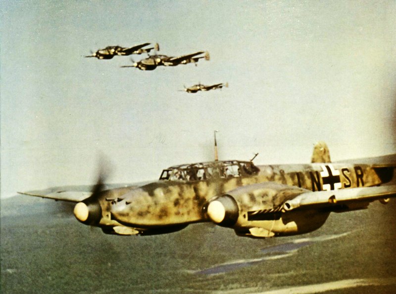 Немецкий самолет bf 110