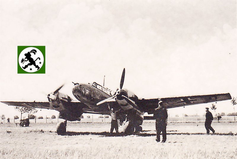 Bf-110 тянут me-321