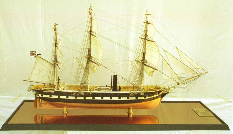 Наполеон 1850 паровой линейный корабль