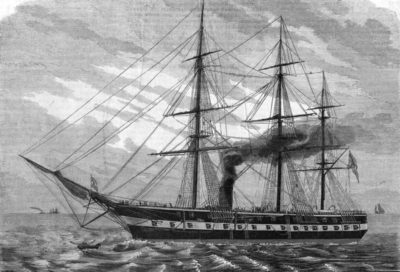 Фрегат генерал-Адмирал 1860