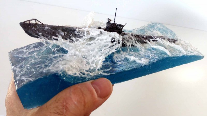Диорамы из эпоксидной смолы с кораблями