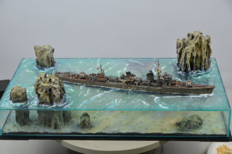 Диорама с лодкой