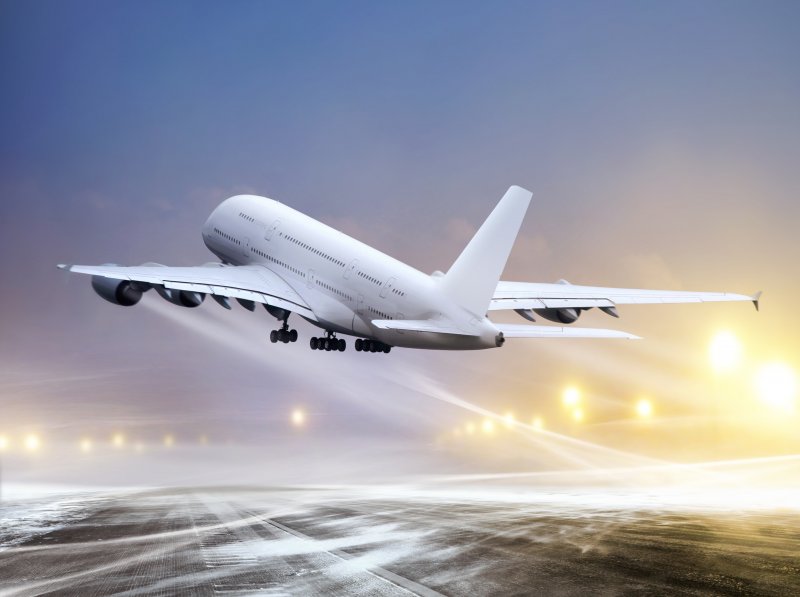 Airbus a380 в воздухе