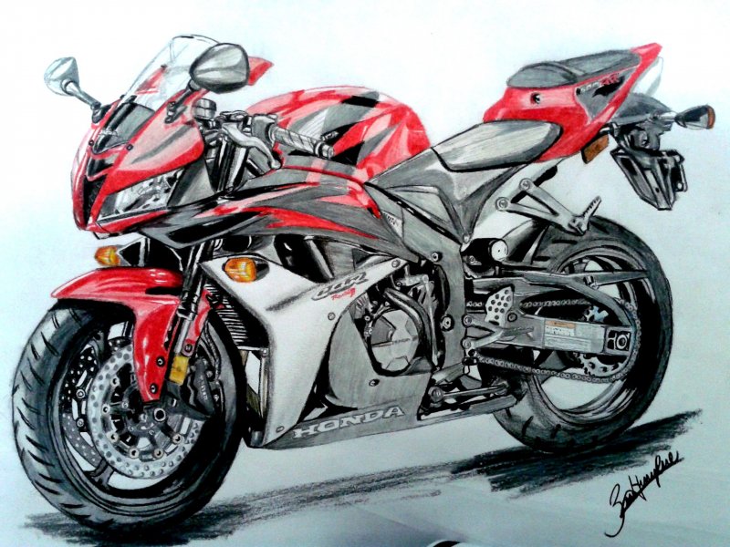Honda CBR 600 арт