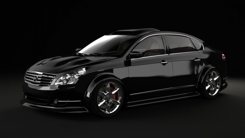 Nissan Teana 2 Black Tuning