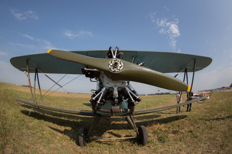 Вид с самолета по-2