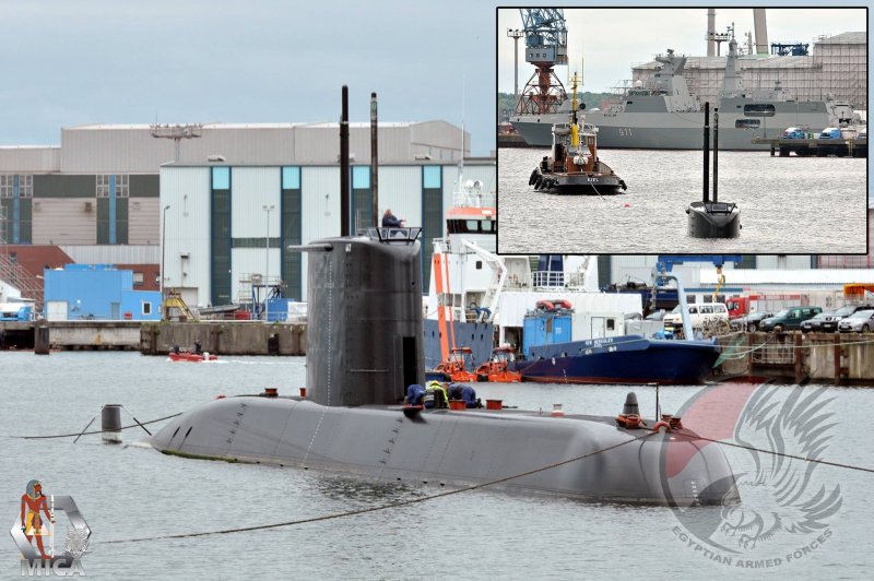Египетская подводная лодка проекта 209/1400mod