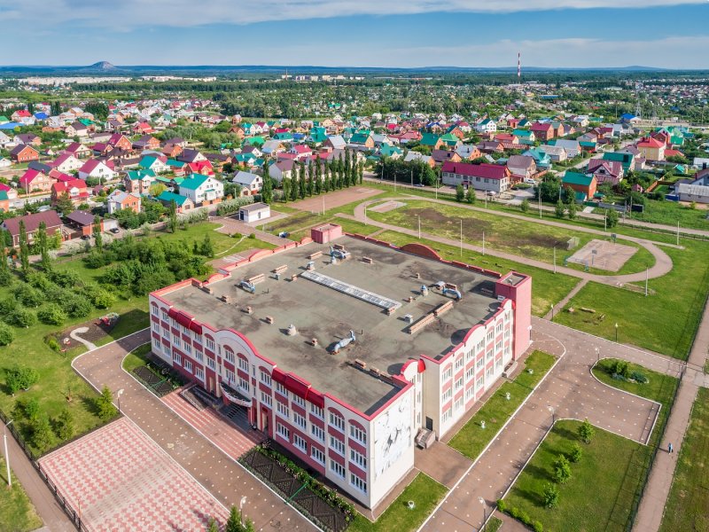 Стерлитамак с высоты