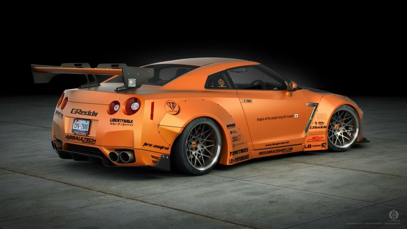 Nissan GTR r35 lb walk
