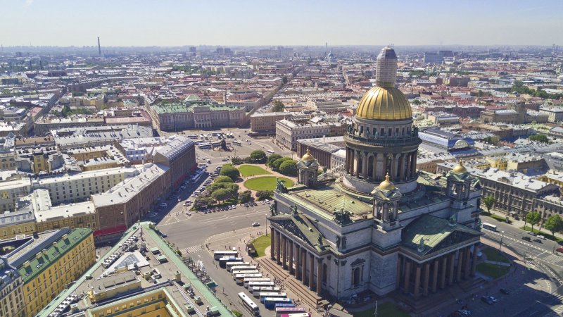 Аэрофотосъёмка Санкт-петербургаратуша