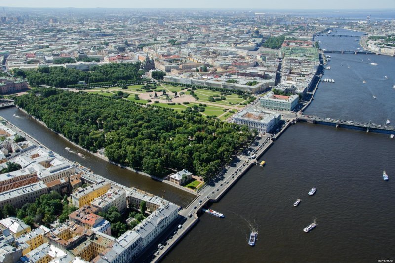 Аэрофото Петроградской