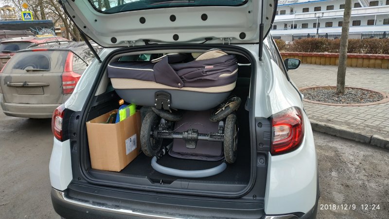 Renault Captur 2019 багажник