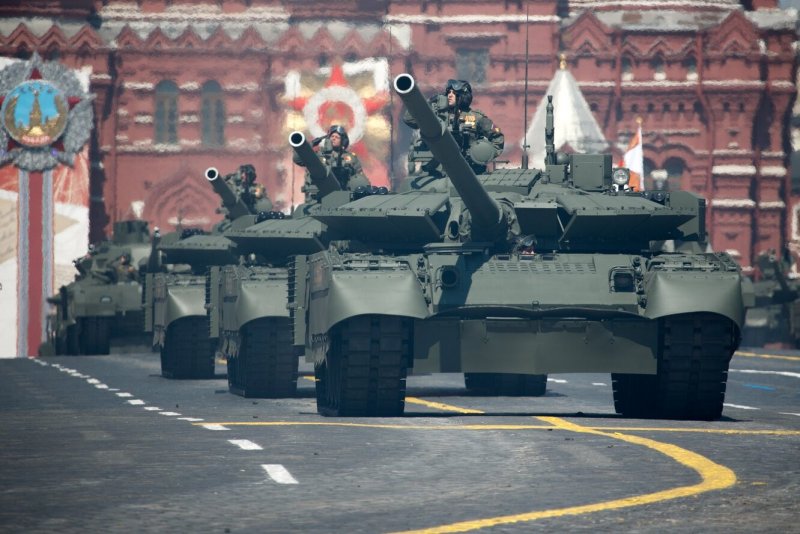 Т-34 на параде Победы в Москве
