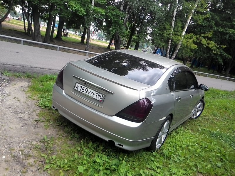Тонированные фары Nissan Teana j31